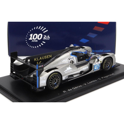 SPARK MODEL ORECA 07 GIBSON GK428 4.2L V8 TEAM COOL RACING N 47 24h LE MANS 2023 R.DE GERUS - V.LOMKO - S.PAGENAUD - GREY WHITE