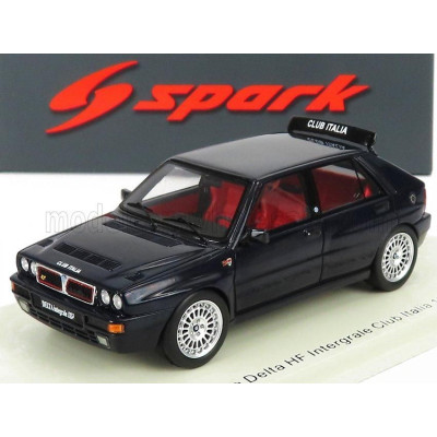SPARK MODEL LANCIA DELTA HF INTEGRALE EVO2 CLUB ITALIA 1992 - DARK BLUE 1/43