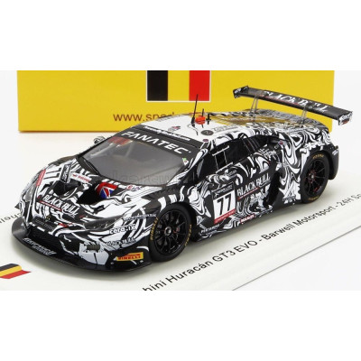 SPARK MODEL LAMBORGHINI HURACAN GT3 EVO TEAM BARWELL MOTORSPORT N 77 24h SPA 2022 A.AL HARTHY - S.DE HAAN - A.MACDOWALL - S.MITC