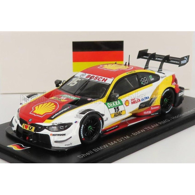 SPARK MODEL BMW 4-SERIES M4 BMW TEAM RMG N 15 DTM HOCKENHEIM 2018 A.FARFUS - WHITE RED YELLOW 1/43