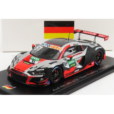SPARK MODEL AUDI R8 LMS GT3 TEAM ROSBERG N 51 DTM SEASON 2021 N.MULLER - SILVER RED 1/43