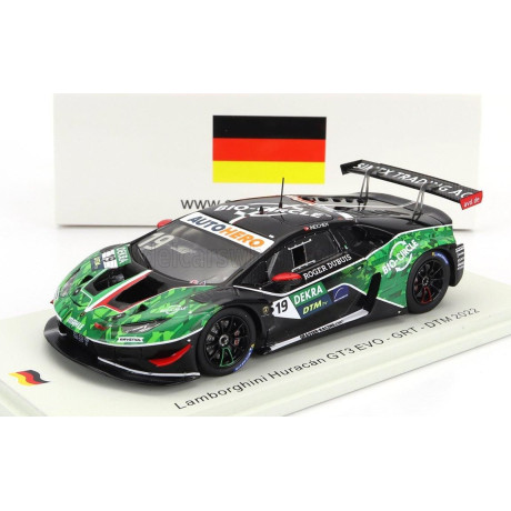 SPARK MODEL LAMBORGHINI HURACAN GT3 EVO N 19 GRT DTM 2022 ROLF INEICHEN - BLACK GREEN 1/43