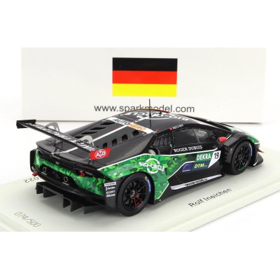SPARK MODEL LAMBORGHINI HURACAN GT3 EVO N 19 GRT DTM 2022 ROLF INEICHEN - BLACK GREEN 1/43