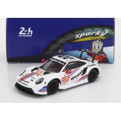 SPARK MODEL PORSCHE 911 991 RSR-19 4.2L TEAM WEATHERTECH RACING N 79 2nd LMGTE AM CLASS 24h LE MANS 2022 C.MACNEIL - J.ANDLAUER