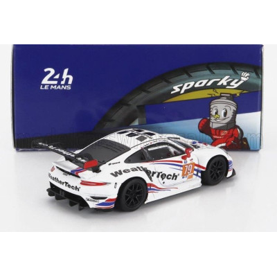 SPARK MODEL PORSCHE 911 991 RSR-19 4.2L TEAM WEATHERTECH RACING N 79 2nd LMGTE AM CLASS 24h LE MANS 2022 C.MACNEIL - J.ANDLAUER