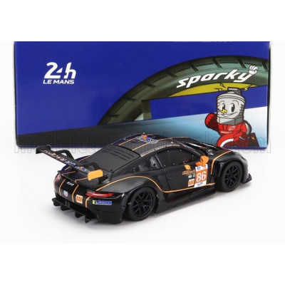 SPARK MODEL PORSCHE 911 991 RSR-19 4.2L TEAM GR RACING N 86 24h LE MANS 2022 M.WAINWRIGHT - R.PERA - B.BARKER - BLACK 1/64