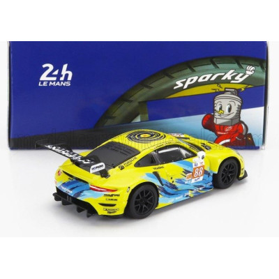 SPARK MODEL PORSCHE 911 991 RSR-19 4.2L TEAM DEMPSEY PROTON RACING N 88 24h LE MANS 2022 F.POORDAD - M.ROOT - J.HEYLEN - YELLOW