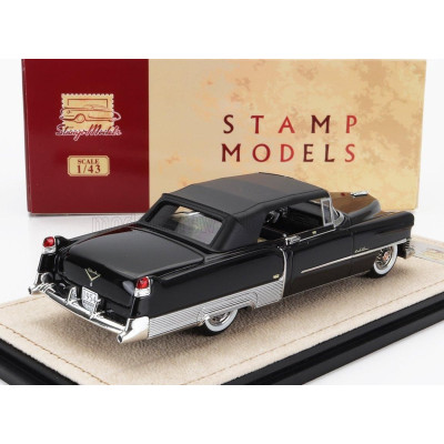 STAMP MODELS CADILLAC ELDORADO CONVERTIBLE CLOSED 1954 - BLACK 1/43