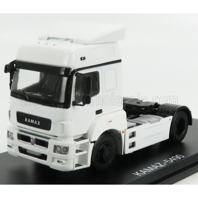 START SCALE MODELS KAMAZ 5490 TRACTOR TRUCK 2-ASSI 2018 - WHITE 1/43