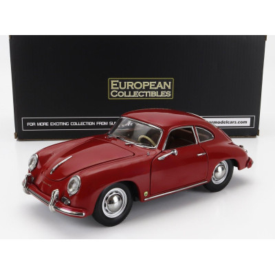SUN STAR PORSCHE 356A 1500 GS CARRERA GT COUPE 1957 - POLYANTHA RED 1/18