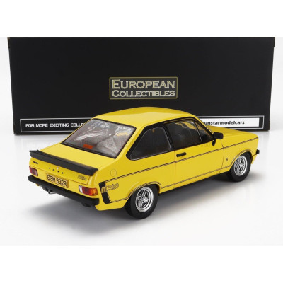 SUN STAR FORD ENGLAND ESCORT MKII RS MEXICO RHD 1976 - YELLOW 1/18