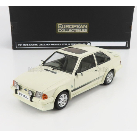 SUN STAR FORD ENGLAND ESCORT RS TURBO 1984 - WHITE 1/18