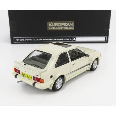 SUN STAR FORD ENGLAND ESCORT RS TURBO 1984 - WHITE 1/18