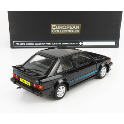 SUN STAR FORD ENGLAND ESCORT RS TURBO 1984 - BLACK 1/18