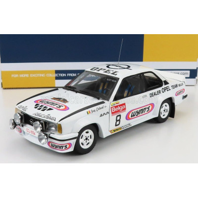 SUN STAR OPEL ASCONA 400 (night version) N 8 2nd RALLY BIANCHI 1981 G.COLSOUL - A.LOPES - WHITE 1/18