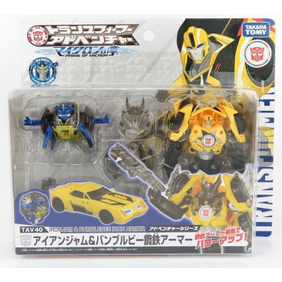 TAKARA TOMY TAKARA-TOMY TRANSFORMERS IRON JAM BUMBLEBEE CM. 12.0 - YELLOW BLACK 1/64