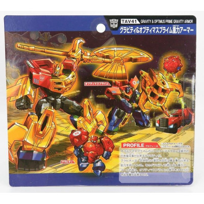 TAKARA TOMY TAKARA-TOMY TRANSFORMERS GRAVITY OPTIMUS PRIME CM. 12.0 - RED BLUE 1/64