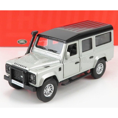 TAYUMO LAND ROVER LAND DEFENDER 110 STATION WAGON 1995 - SILVER BLACK 1/36
