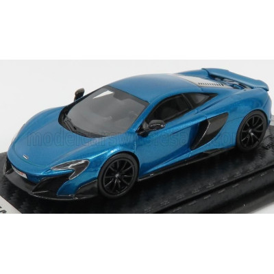 TECNOMODEL McLAREN 675LT 2016 - CERULEAN BLUE MET 1/43