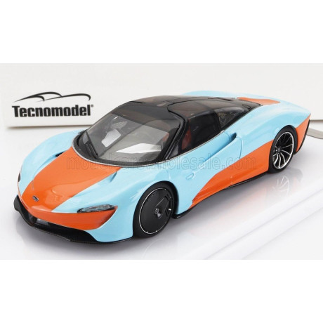 TECNOMODEL McLAREN SPEEDTAIL 2020 - BLUE ORANGE 1/43