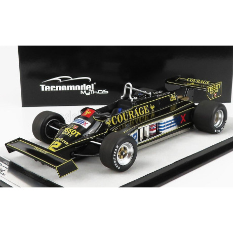 TECNOMODEL LOTUS F1  87 N 12 BRITISH GP 1981 N.MANSELL - BLACK 1/18