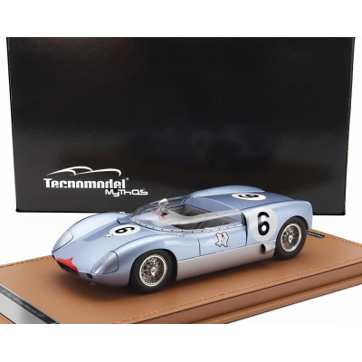 TECNOMODEL LOTUS 19 N 6 WINNER NASSAU 1962 INNES IRELAND - LIGHT BLUE MET SILVER 1/18