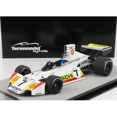 TECNOMODEL BRABHAM F1 BT44 N 7 BELGIUM GP 1974 C.REUTEMANN - WHITE 1/18
