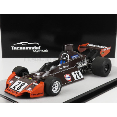 TECNOMODEL BRABHAM F1  BT44 N 28 5th ITALY GP 1974 J.WATSON - BROWN ORANGE 1/18
