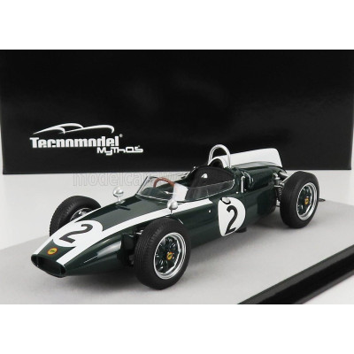 TECNOMODEL COOPER F1  T53 N 2 BRITISH GP 1960 B.McLAREN - GREEN 1/18