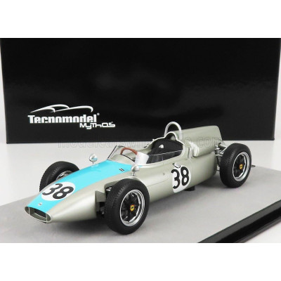 TECNOMODEL COOPER F1  T53 N 38 GERMAN GP 1961 B.COLLOMB - SILVER 1/18