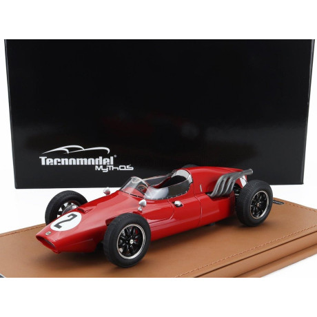 TECNOMODEL COOPER F1  T51 N 2 ITALY GP 1960 GIULIO CABIANCA - RED 1/18