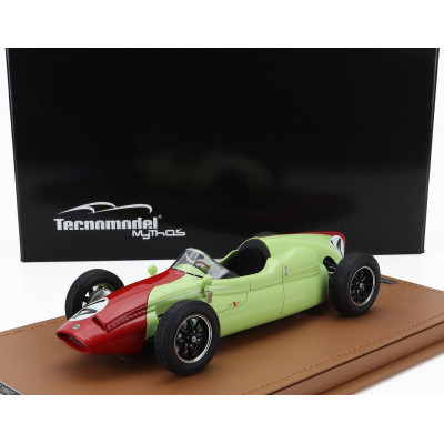 TECNOMODEL COOPER F1  T51 N 14 BRITISH GP 1960 OLIVIER GENDEBIEN - LIGHT GREEN RED 1/18