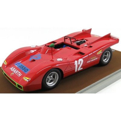 TECNOMODEL ABARTH 2000SP N 12 TARGA FLORIO 1971 TARAMAZZO - OSTINI - RED 1/18