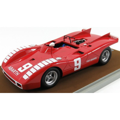 TECNOMODEL ABARTH 2000SP N 9 MUGELLO 1971 N.VACCARELLA - RED 1/18