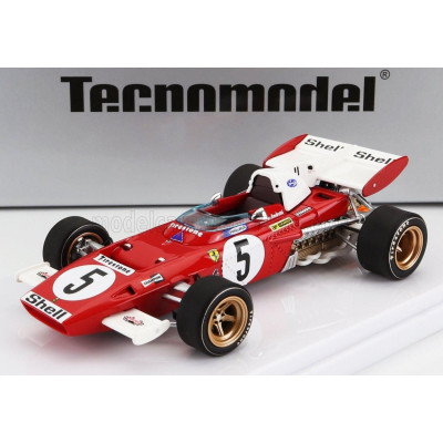 TECNOMODEL FERRARI F1  312B2 N 5 4th GERMANY GP 1971 M.ANDRETTI - RED WHITE 1/43