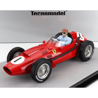TECNOMODEL FERRARI F1  DINO 246 N 1 WINNER BRITISH GP (with pilot figure) 1958 PETER COLLINS - RED 1/18