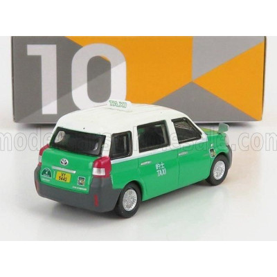 TINY TOYS TOYOTA HYBRID COMFORT TAXI 2020 - GREEN WHITE 1/64