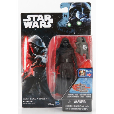 TOMICA STAR WARS THE FORCE AWAKENS KYLO REN FIGURE CM. 10.5 - BLACK 1/18