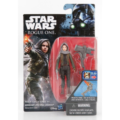 TOMICA STAR WARS ROGUE ONE SERGEANT JYN ERSO JEDHA FIGURE CM. 9.0 - GREY GREEN 1/18