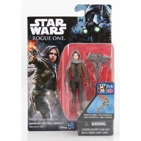 TOMICA STAR WARS ROGUE ONE SERGEANT JYN ERSO JEDHA FIGURE CM. 9.0 - GREY GREEN 1/18