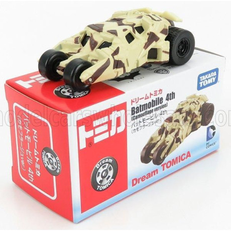 TOMICA BATMAN BATMOBILE - BATMAN TUMBLER BEGINS MOVIE - MILITARY CAMOUFLAGE 1/64