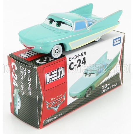 TOMICA WALT DISNEY PIXAR CARS - FLO - VERY LIGHT GREEN 1/64