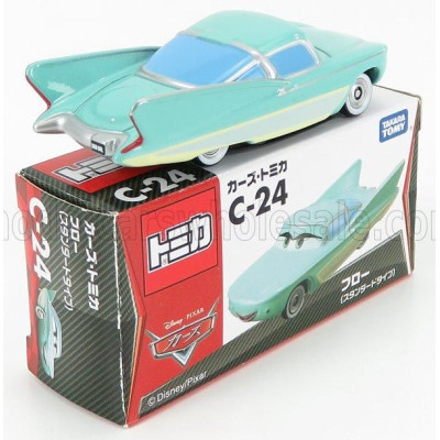 TOMICA WALT DISNEY PIXAR CARS - FLO - VERY LIGHT GREEN 1/64