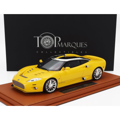 TOPMARQUES SPYKER C8 AILERON 2011 - YELLOW MET 1/18