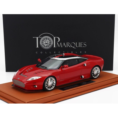 TOPMARQUES SPYKER C8 AILERON 2011 - RED MET 1/18
