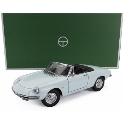 TOURING MODELCARS ALFA ROMEO DUETTO SPIDER 1600 CODA TONDA 1966 - LIGHT BLUE 1/18