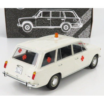TRIPLE9 SEAT FIAT 124 FAMILIARE AMBULANCIA 1968 - WHITE 1/18