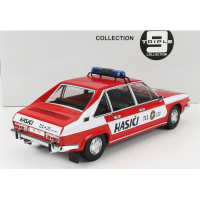 TRIPLE9 TATRA 613 CZECHOSLOVAKIA HASICI FIRE ENGINE 1979 - RED WHITE 1/18