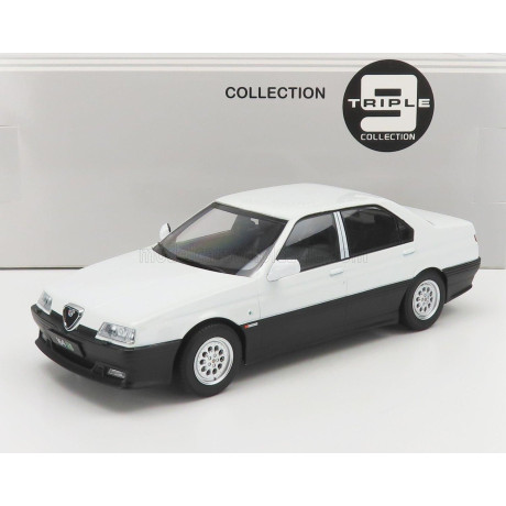 TRIPLE9 ALFA ROMEO 164 Q4 1994 - BLACK INTERIOR - WHITE 1/18
