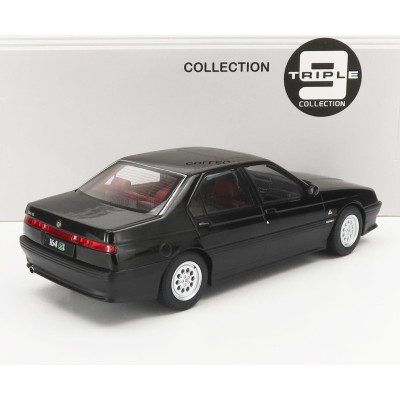 TRIPLE9 ALFA ROMEO 164 Q4 1994 - DARK RED INTERIOR - BLACK 1/18
